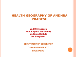 health geography of andhra pradesh