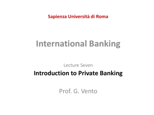 Private banking