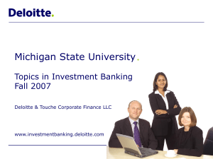 Quarterly Market Update - Michigan State University