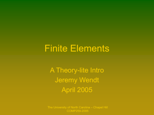 Finite Elements