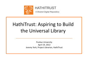 What is HathiTrust and How Can It Be Used?