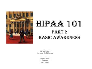 HIPAA 101