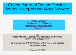 Current State of Tourism Service Sector_UNCTAD Presentation