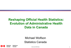 The Canadian Experience in Linking Survey Data and