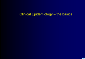 clinical epidemiology for MRCGP