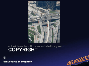 Basics of copyright - FIL Forum for Interlending and Information