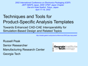 ppt - Georgia Tech Engineering Information Systems Lab