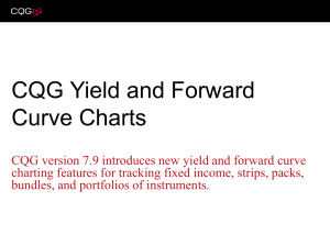 Create Yield Curve Charts of fixed income securities.