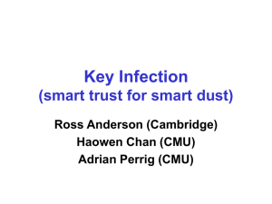 smart trust for smart dust