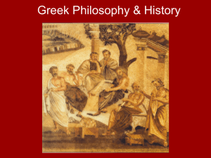 Greek Philosophy & History