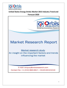 United States Energy Drinks Market 2015 Industry