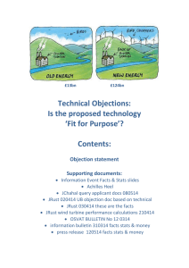 Technical Objections - Voices Against Turbines