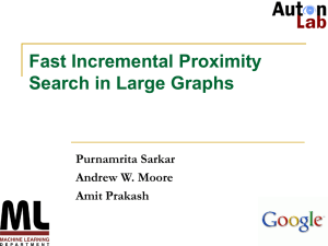 Fast Algorithms for Proximity Search on Large Graphs
