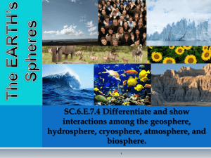Spheres of the Earth PPT