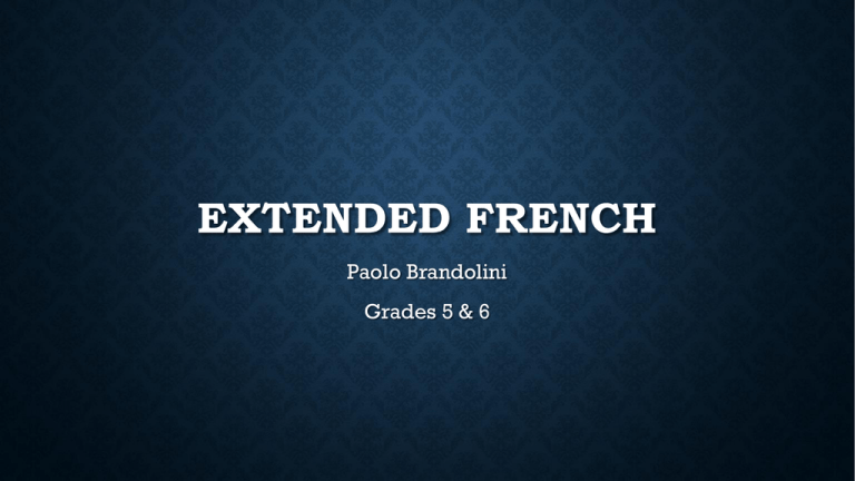 french extended essay