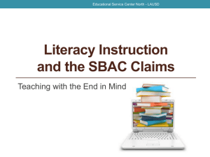 SBAC Claims