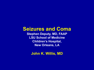 (I) Seizure - School of Medicine