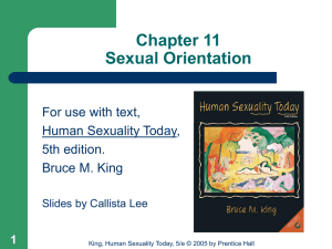 Chapter 11 Sexual Orientation