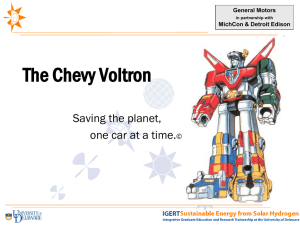 The Chevy Voltron - University of Delaware