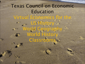 FAll 2014 Presentation TSSSA - Texas Council on Economic