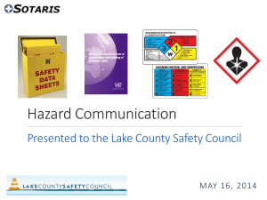 PPT Format - Lake County Safety Council