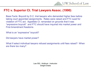 FTC v. Superior Ct. Trial Lawyers Assoc. (1990)