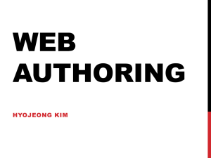 Web Authoring - WordPress.com