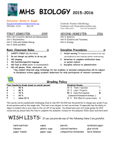 Earth Science - West Ada School District