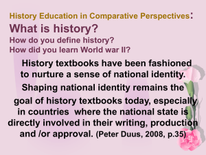 History Education in Comparative Views