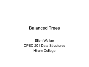 2-3 and 2-3-4 Balanced Search Trees