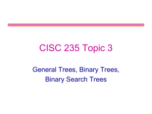 Topic 3: Trees