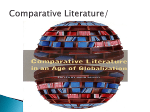 Comparative Literature Introduction