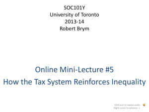 Taxes - University of Toronto