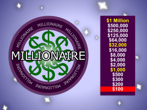 Who Wants to Be a Millionaire PowerPoint Game Template