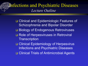 Infections and Psychiatric Diseases