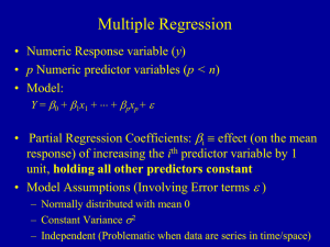 Multiple Linear Regression Slides (PPT)