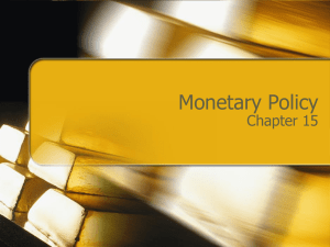 goals of monetary policy