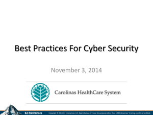 Best Practices For Cyber Security