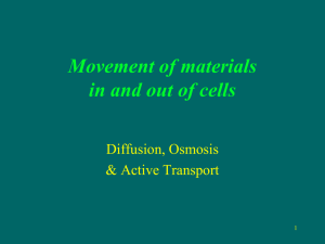 07.1 Movement of Materials