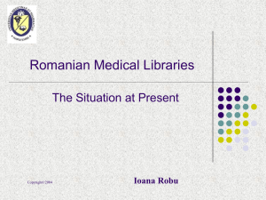 Romanian Medical Libraries