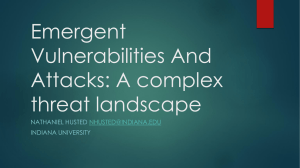 Emergent Vulnerabilities and Attacks: A Complex Threat Landscape