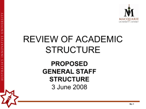 proposed general staff structure