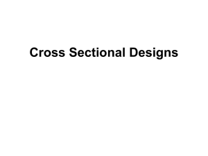 Slide show Cross Sectional Designs