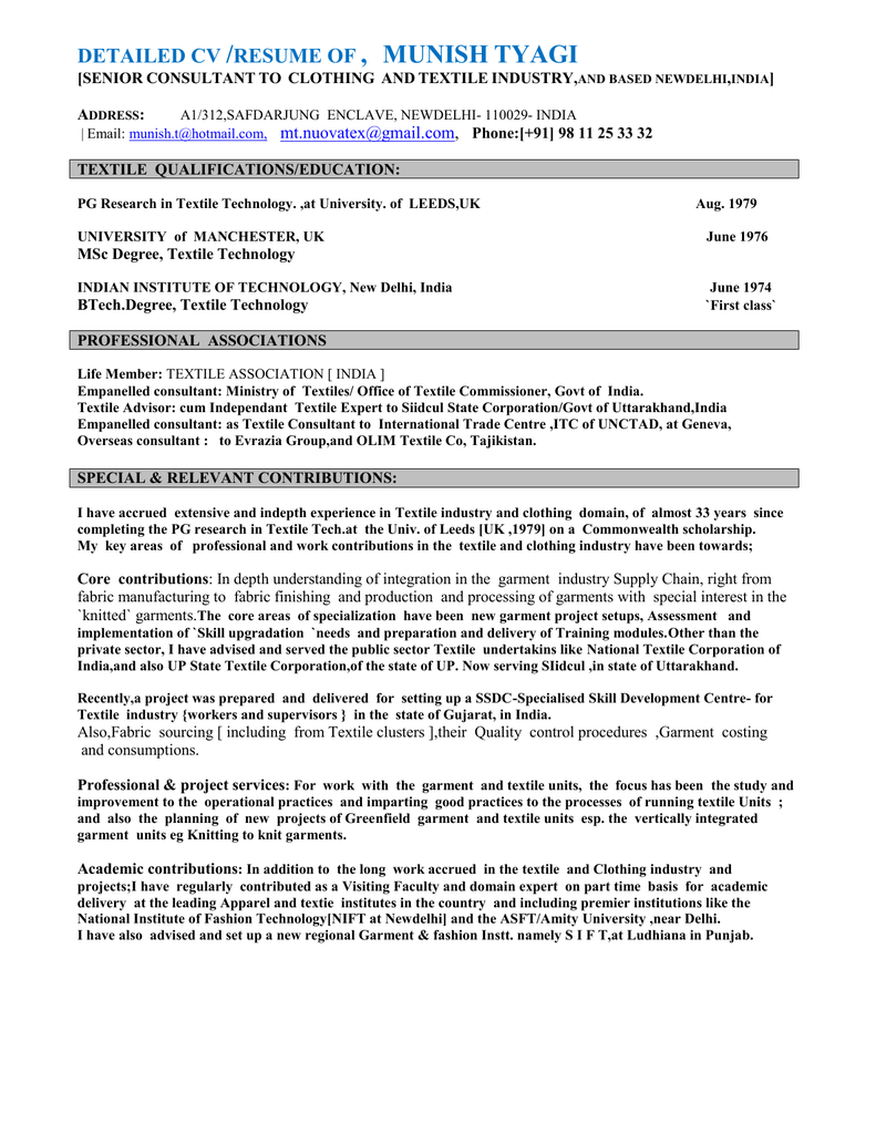 How To Make Detailed Resume Resume