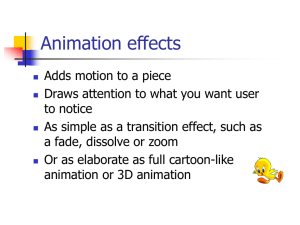 Animation & Interactivity