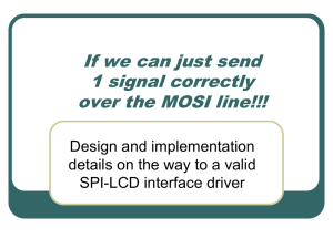 SPI hardware details -