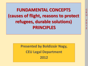 why to protect refugees - durable solutions