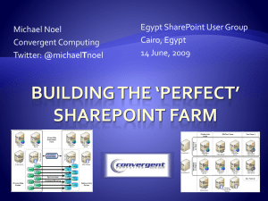 Building Perfect SharePoint Farm