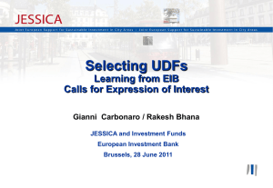 Selecting UDFs - Learning from Calls for Expression of Interest