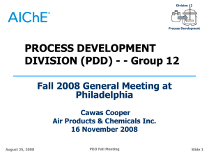 process development division